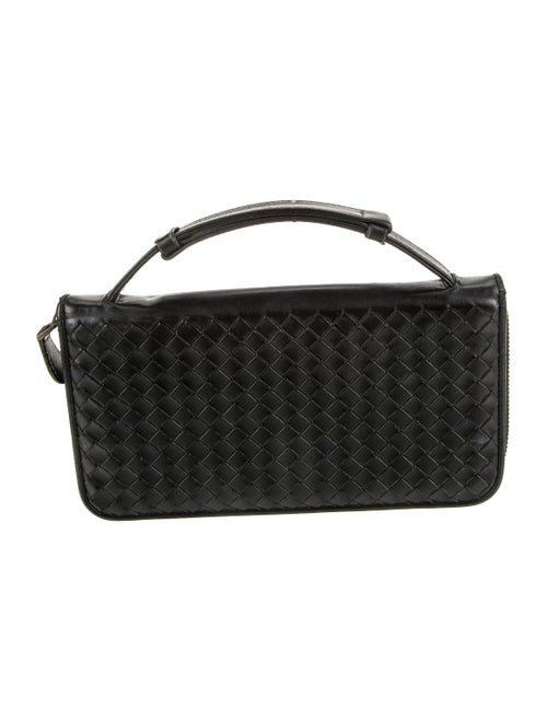 Bottega Veneta Intrecciato Weave Leather Wallet