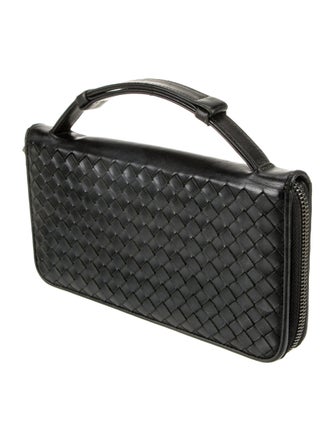 Bottega Veneta Intrecciato Weave Leather Wallet