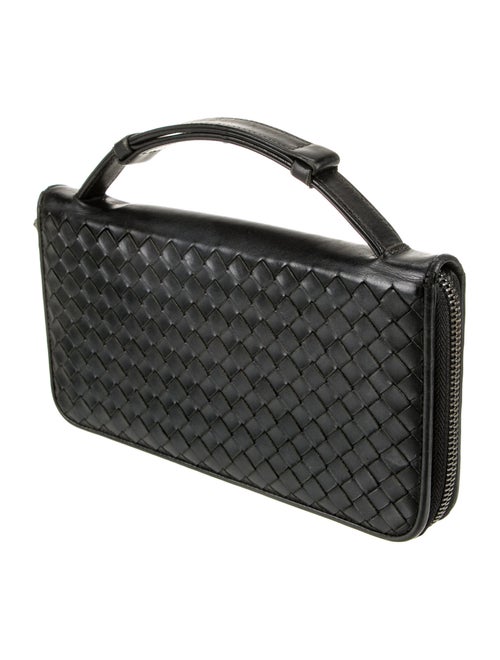Bottega Veneta Intrecciato Weave Leather Wallet