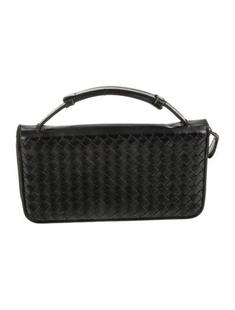 Bottega Veneta Intrecciato Weave Leather Wallet