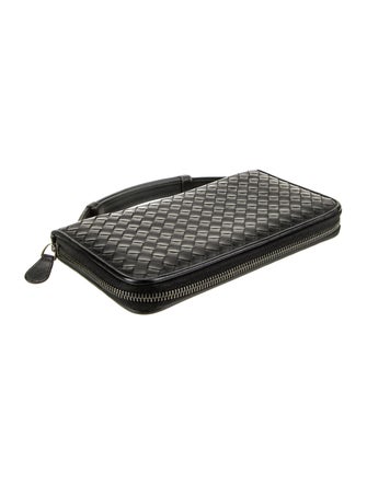 Bottega Veneta Intrecciato Weave Leather Wallet