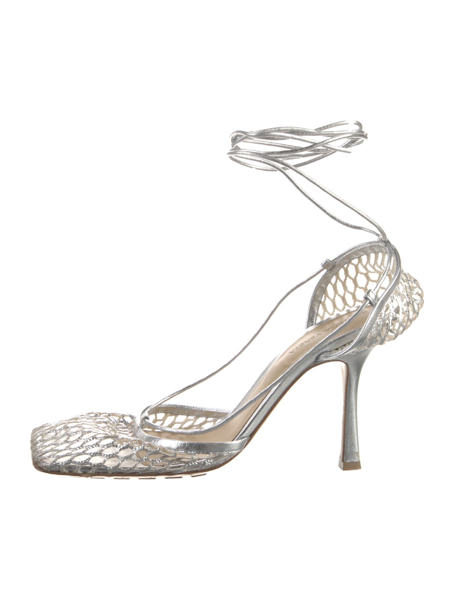 Bottega Veneta Mesh Slingback Pumps