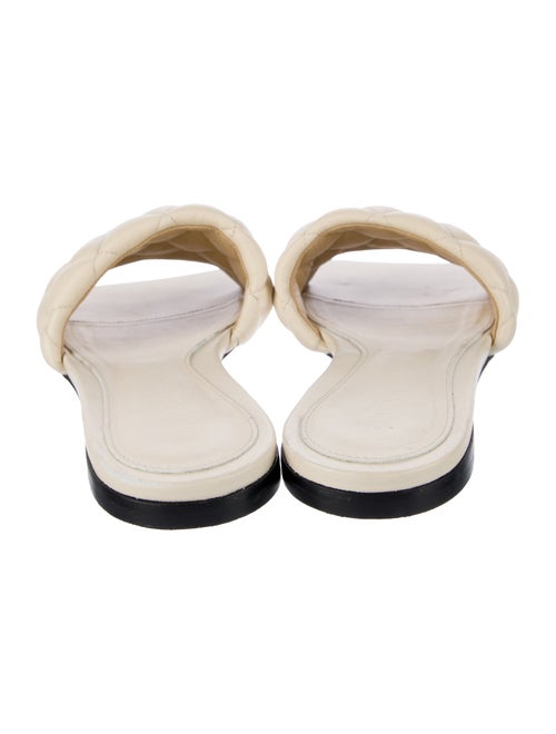 Bottega Veneta Quilted Pattern Leather Slides