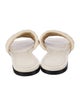 Bottega Veneta Quilted Pattern Leather Slides