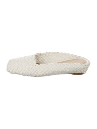 Bottega Veneta Intrecciato Weave Leather Flats