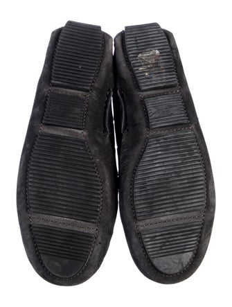 Bottega Veneta Intrecciato Weave Suede Moccasins