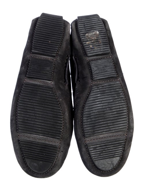 Bottega Veneta Intrecciato Weave Suede Moccasins
