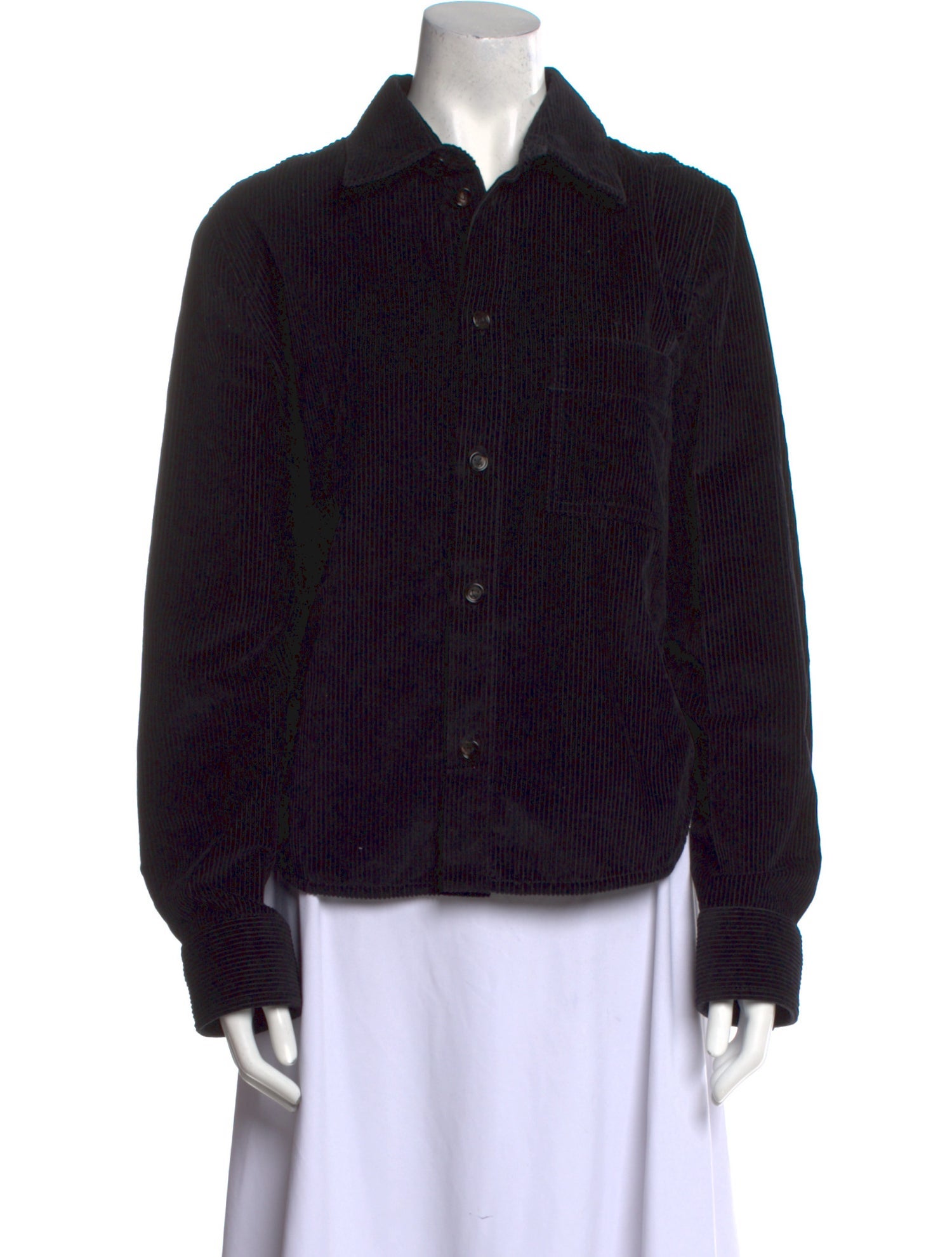 Bottega Veneta Long Sleeve Button-Up Top