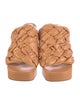 Bottega Veneta Intrecciato Weave Leather Slides