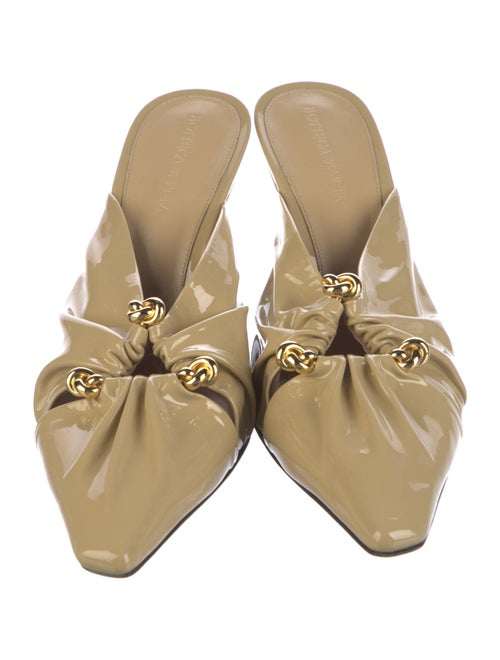 Bottega Veneta Patent Leather Mules