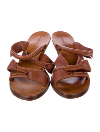 Bottega Veneta Leather Slides