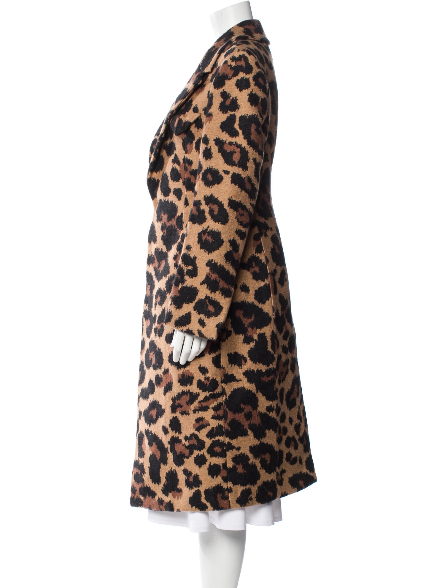 Bottega Veneta Animal Print Coat