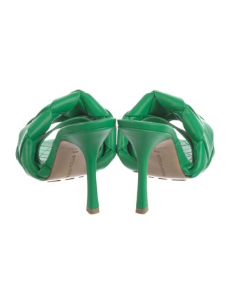 Bottega Veneta Intrecciato Weave Leather Slides