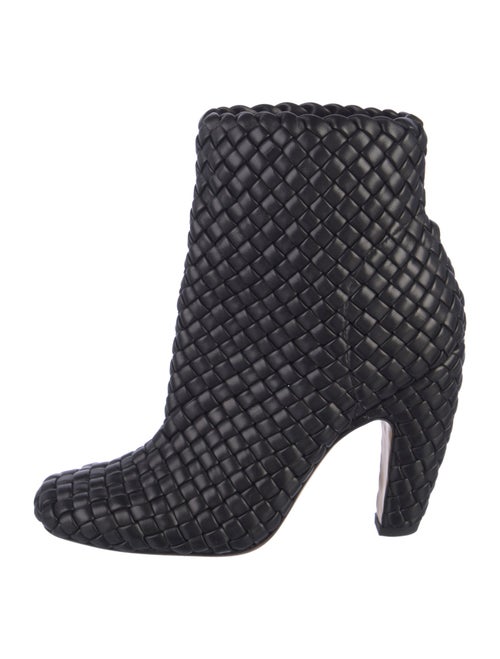 Bottega Veneta Intrecciato Weave Leather Boots