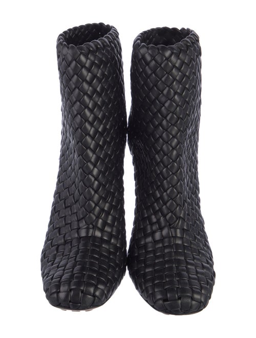 Bottega Veneta Intrecciato Weave Leather Boots