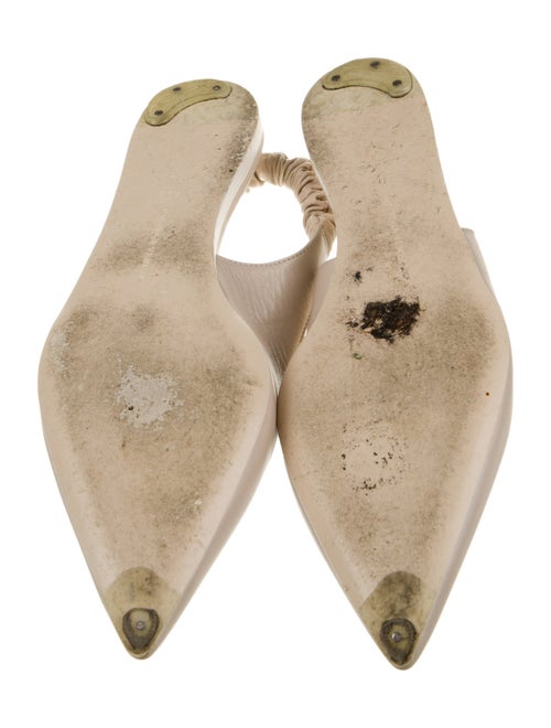 Bottega Veneta Leather Slingback Flats