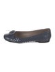 Bottega Veneta Intrecciato Weave Leather Ballet Flats