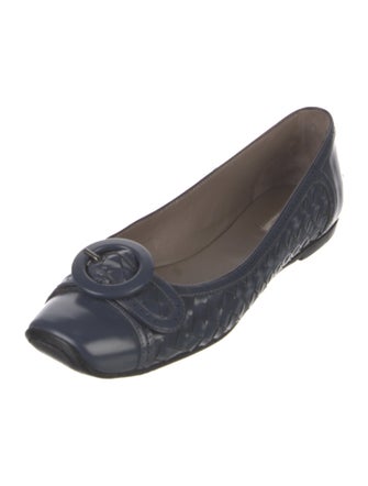 Bottega Veneta Intrecciato Weave Leather Ballet Flats