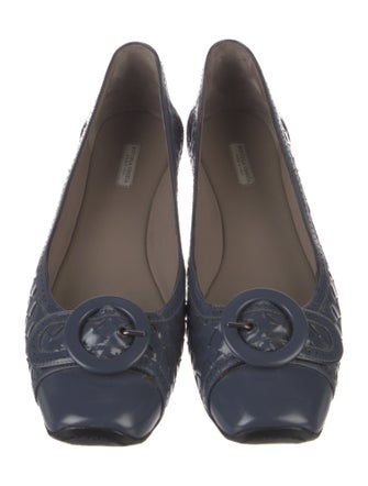 Bottega Veneta Intrecciato Weave Leather Ballet Flats