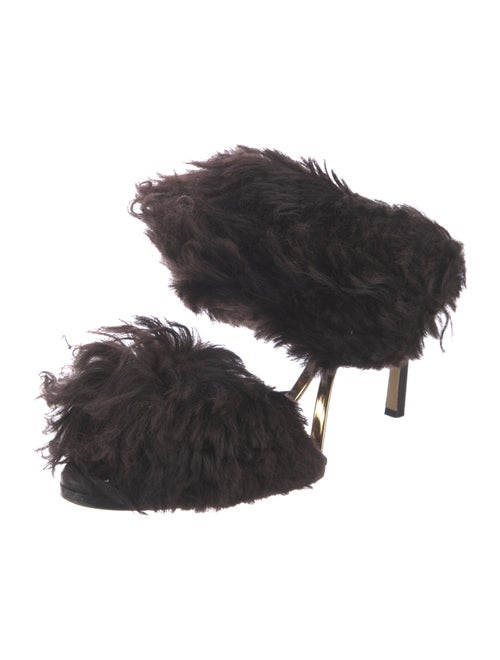 Bottega Veneta Fur Slides