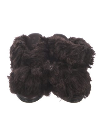 Bottega Veneta Fur Slides