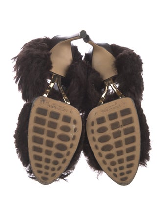 Bottega Veneta Fur Slides