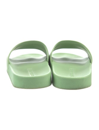 Bottega Veneta Intrecciato Weave Rubber Slides