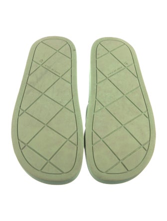 Bottega Veneta Intrecciato Weave Rubber Slides