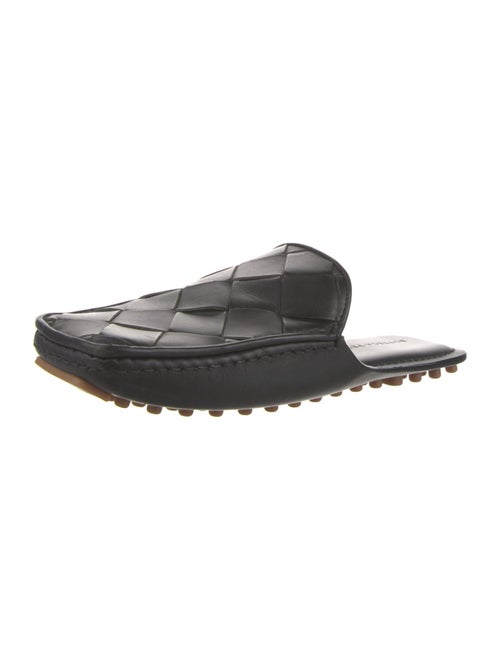 Bottega Veneta Intrecciato Weave Leather Mules