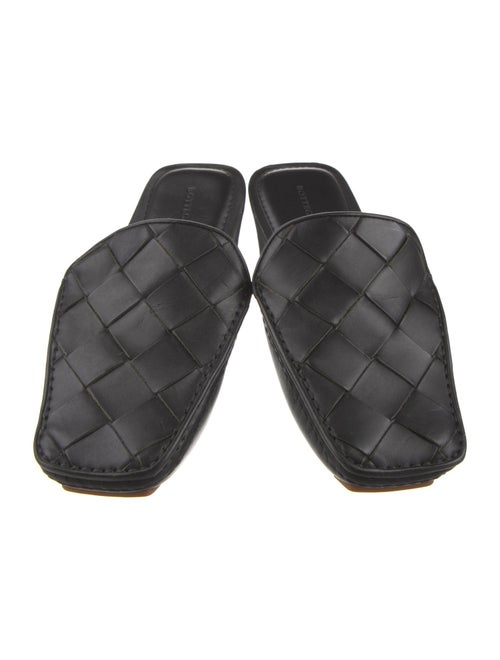 Bottega Veneta Intrecciato Weave Leather Mules