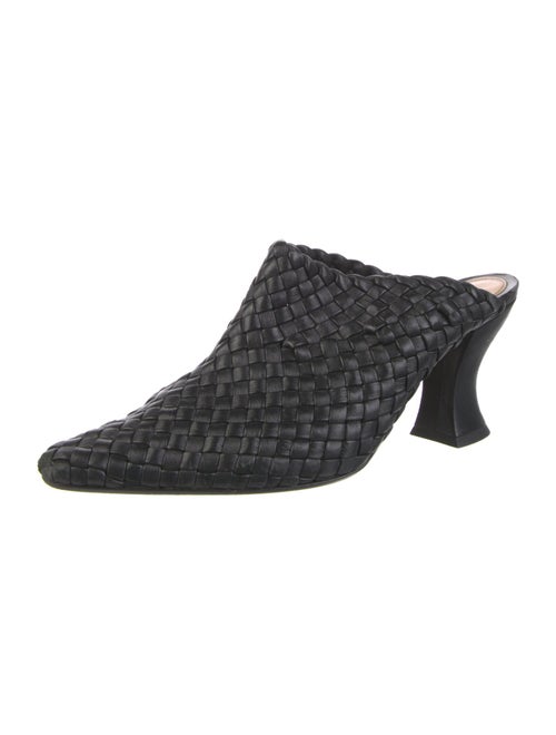 Bottega Veneta Intrecciato Weave Leather Mules