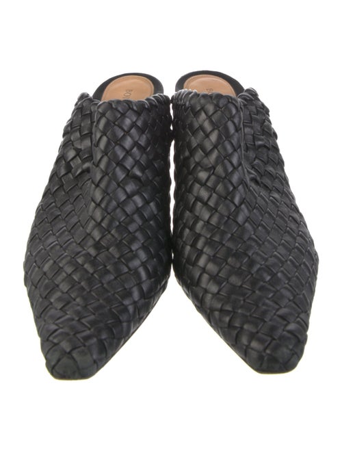 Bottega Veneta Intrecciato Weave Leather Mules