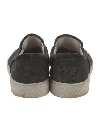 Bottega Veneta Intrecciato Weave Suede Sneakers