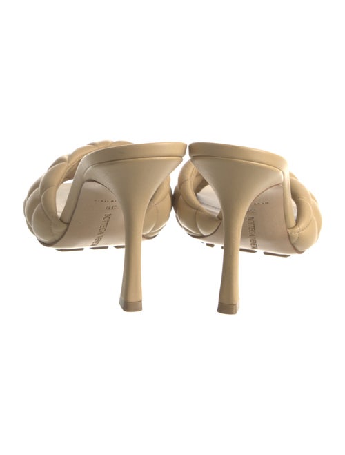 Bottega Veneta Quilted Pattern Leather Slides
