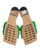 Bottega Veneta Quilted Pattern Leather Slides