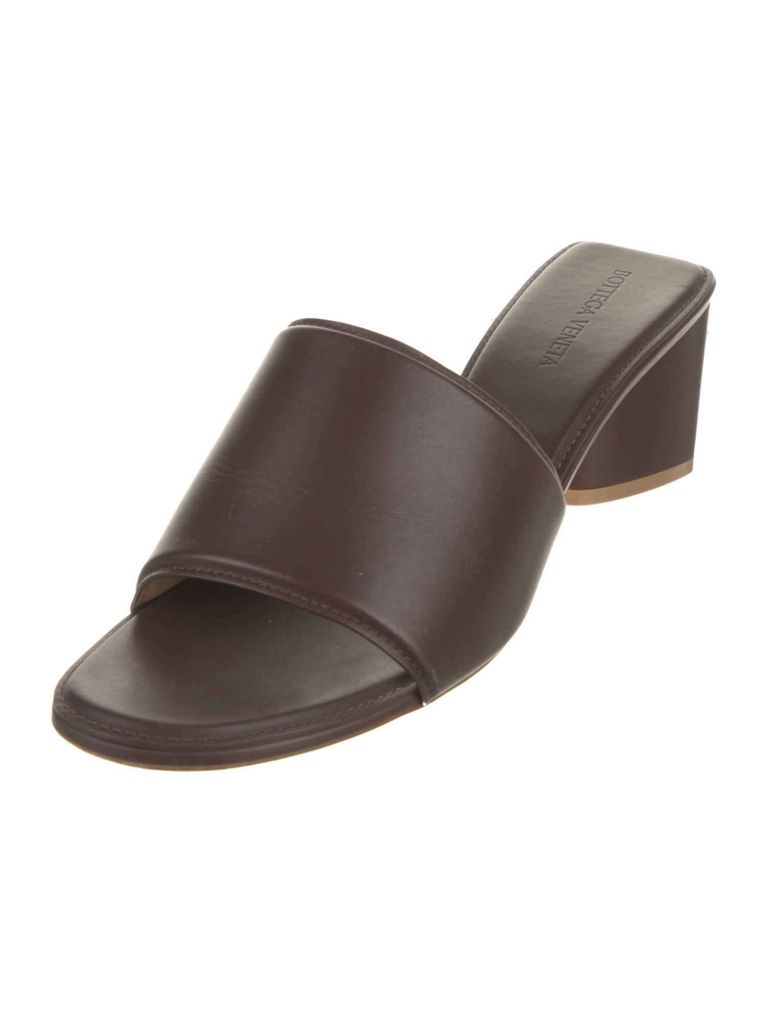 Bottega Veneta Leather Slides