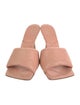 Bottega Veneta Quilted Pattern Leather Slides