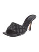 Bottega Veneta Quilted Pattern Leather Slides