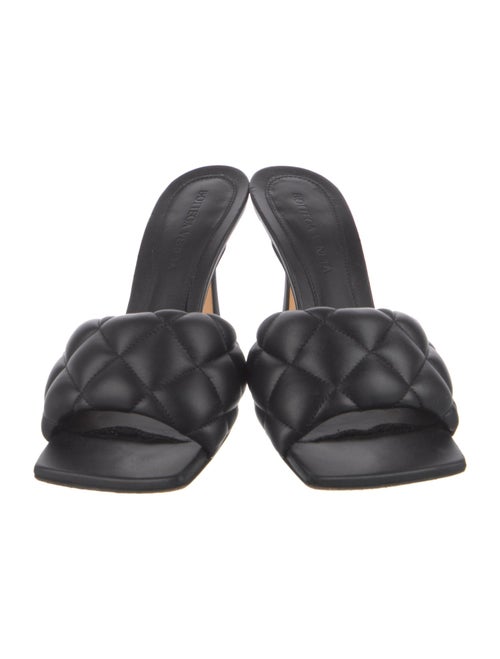 Bottega Veneta Quilted Pattern Leather Slides