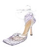 Bottega Veneta Mesh Mesh Accents D'Orsay Pumps