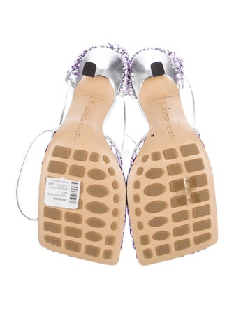 Bottega Veneta Mesh Mesh Accents D'Orsay Pumps