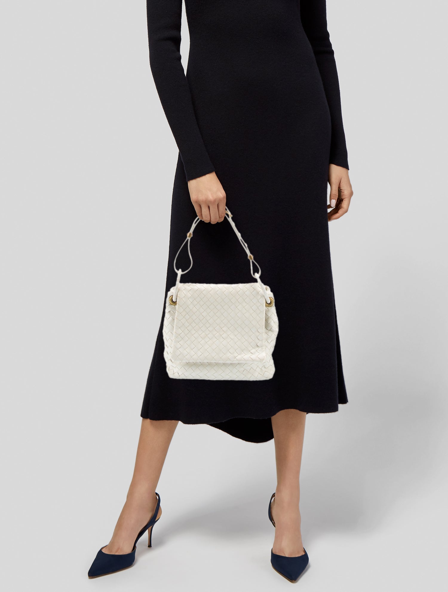 Bottega Veneta Intrecciato Top Handle Bag Vintage