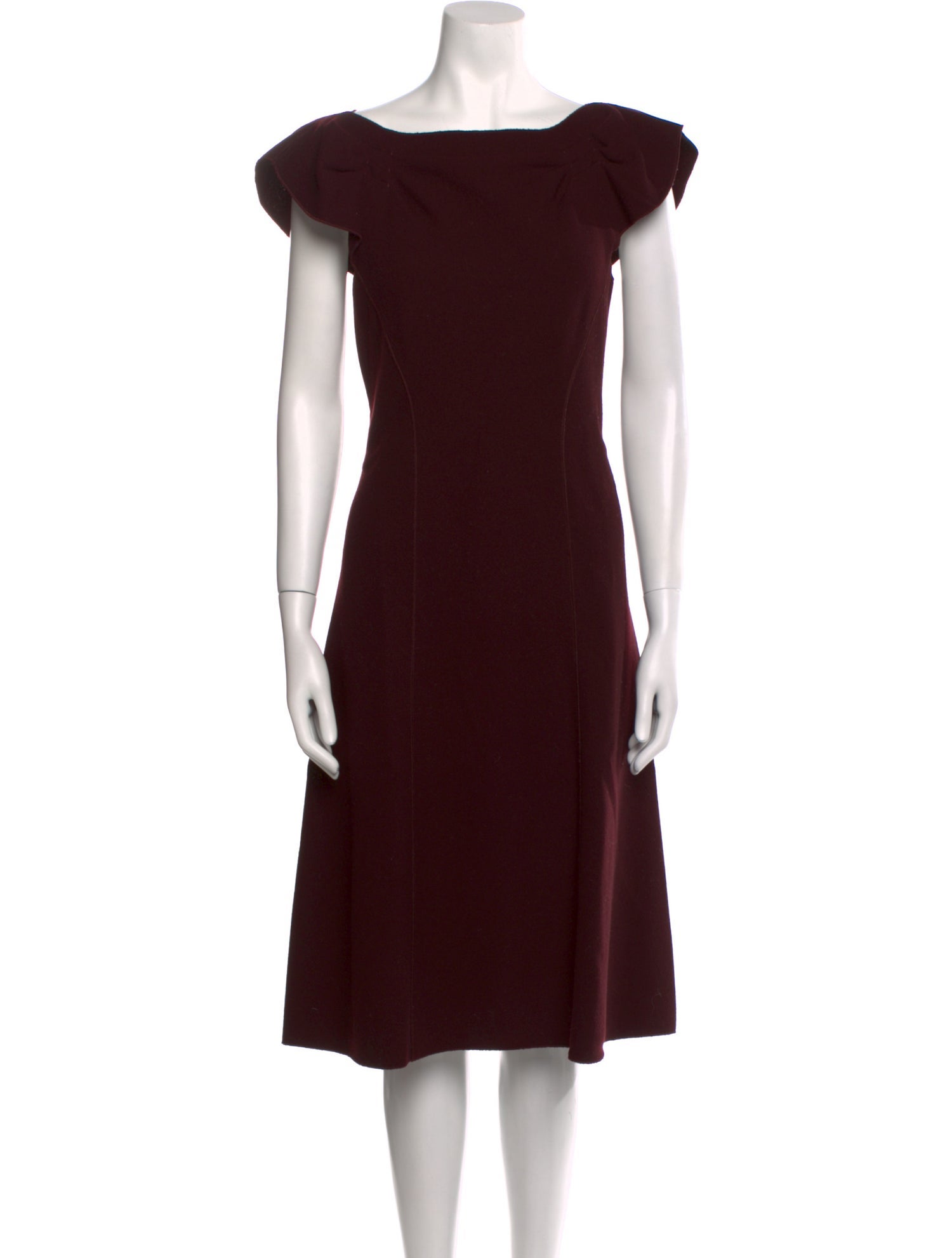 Bottega Veneta Wool Knee-Length Dress