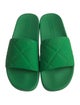 Bottega Veneta Quilted Pattern Rubber Slides