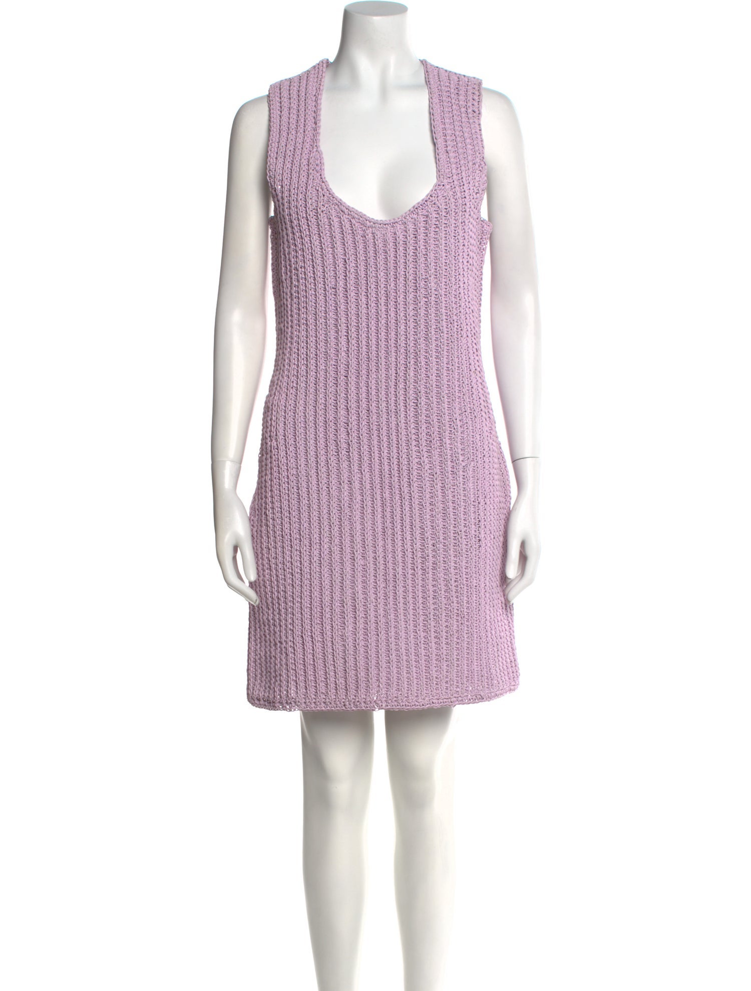 Bottega Veneta Leather Mini Dress