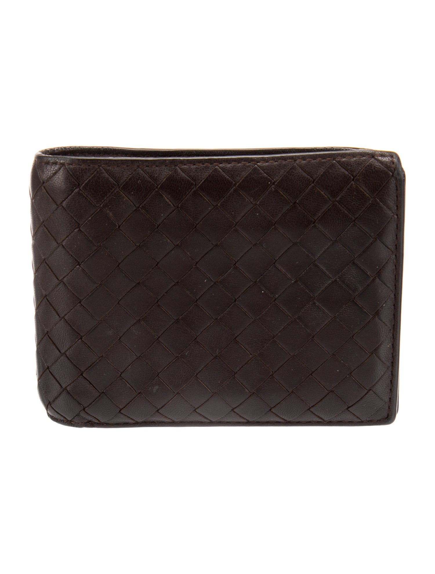 Bottega Veneta Intrecciato Weave Leather Wallet