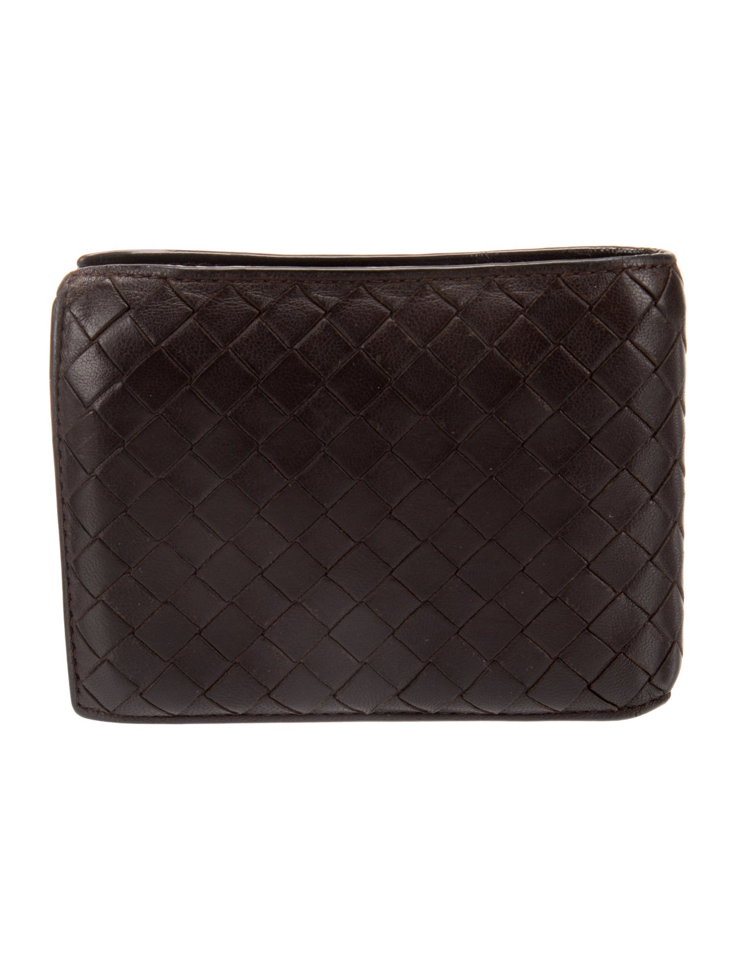 Bottega Veneta Intrecciato Weave Leather Wallet