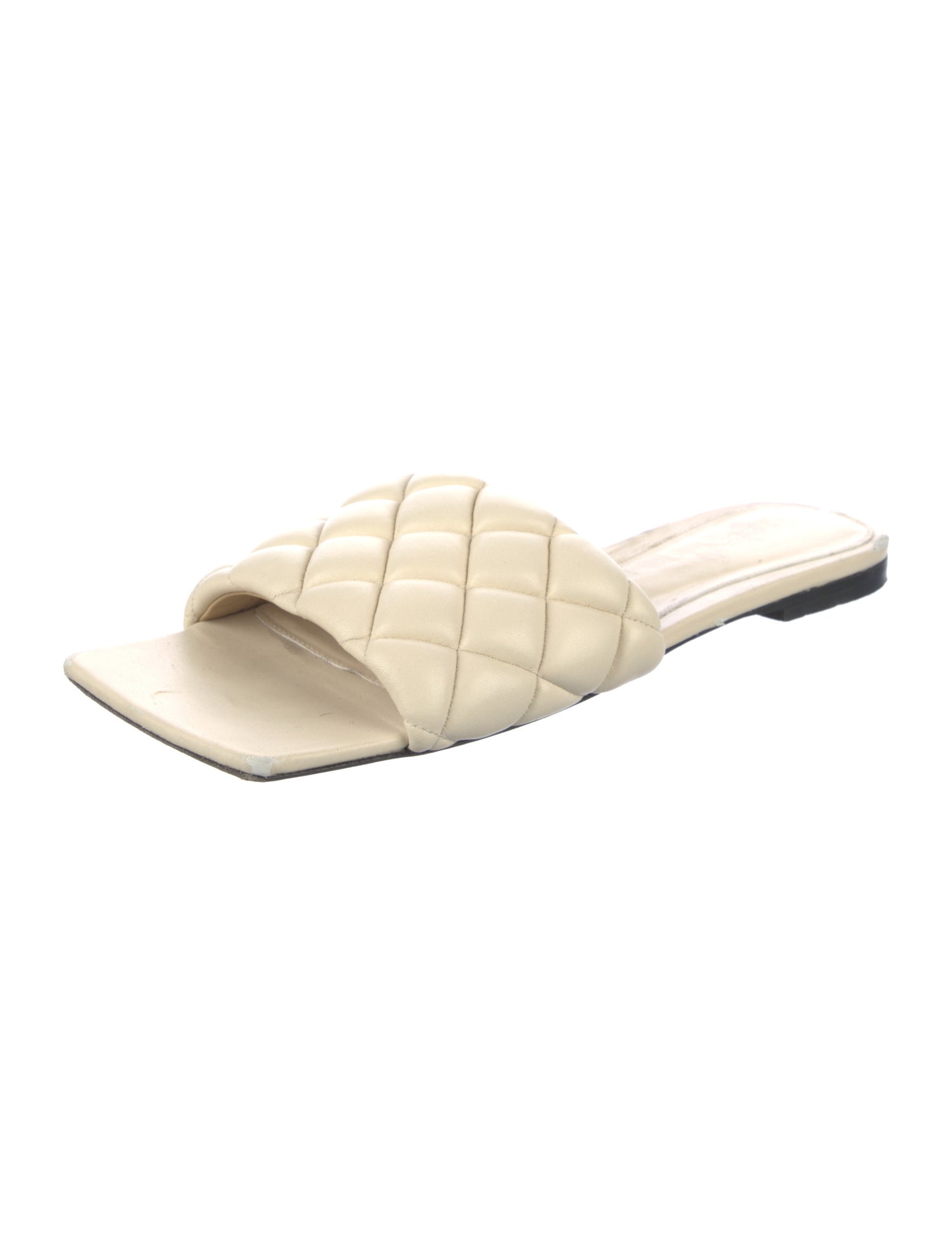 Bottega Veneta Leather Slides