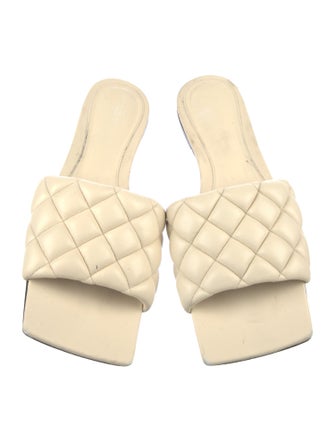 Bottega Veneta Leather Slides