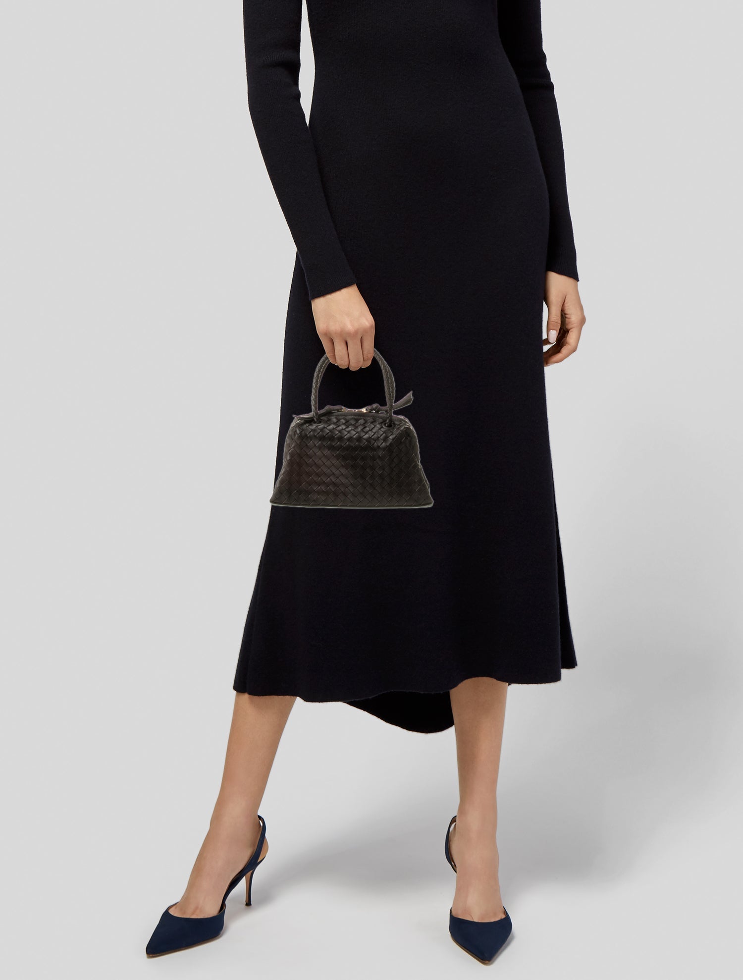 Bottega Veneta Intrecciato Tokyo - Black Handle Bags, Handbags